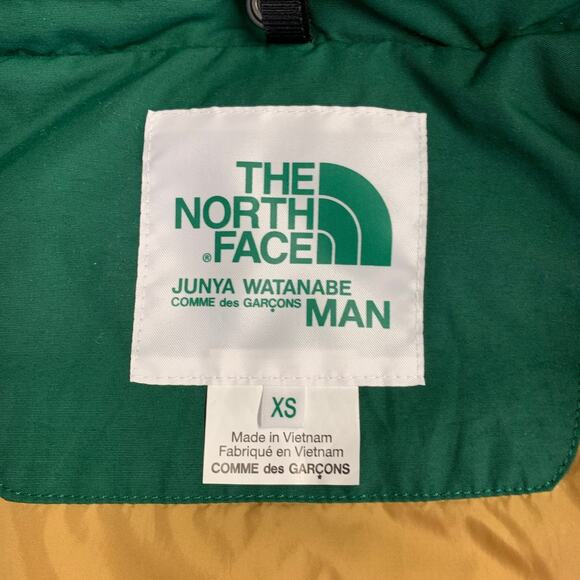 JUNYA WATANABE x THE NORTH FACE Size XS Green Quilted Cotton Nylon Vest - Picture 5 of 6